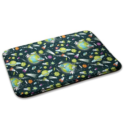 Konyhai szőnyeg Űrmotívumok bolygókkal és rakétákkal