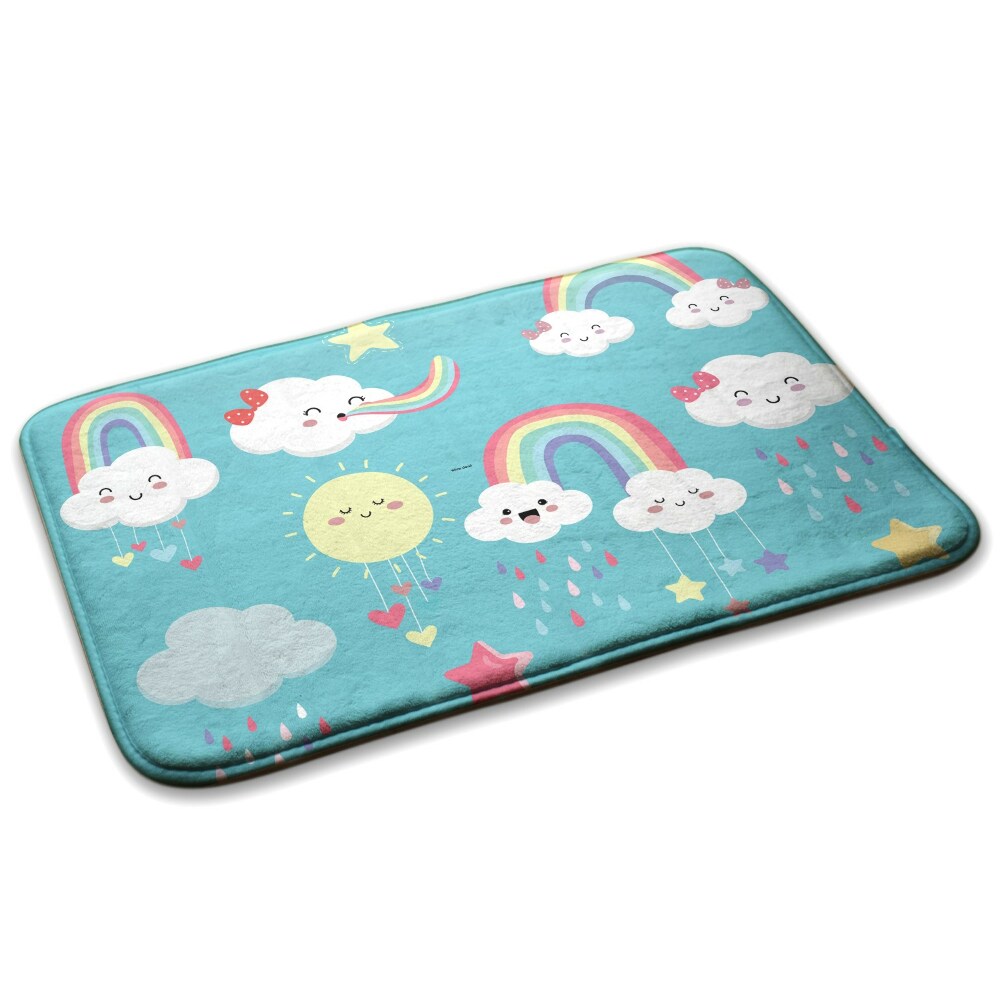 Konyhai szőnyeg Felhők és szivárványok