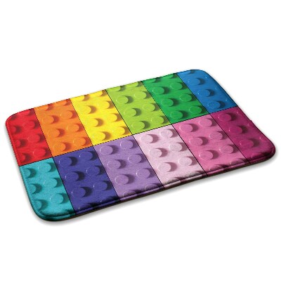 Konyhai szőnyeg A LEGO-hoz hasonló színes blokkok