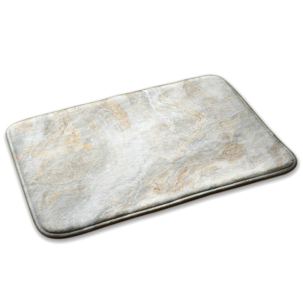 Konyhai szőnyeg Márványminta világos árnyalatokban