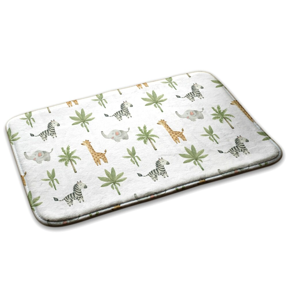 Szőnyeg Szafari állatok és trópusi növények