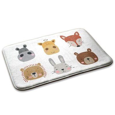 Gyerek szőnyeg Állati arcok