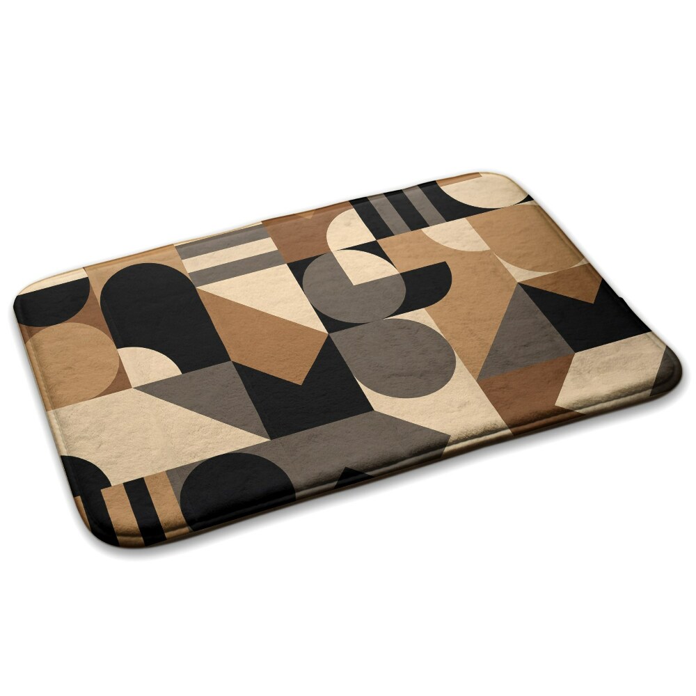 Konyhai szőnyeg Geometrikus formák semleges színekben