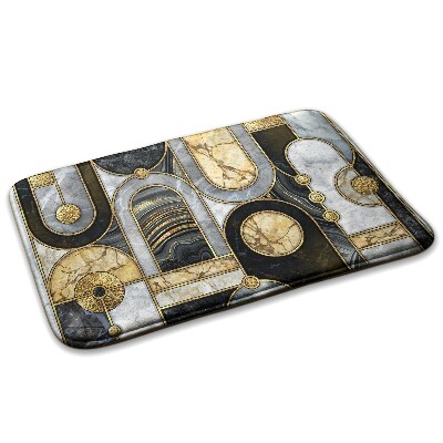 Szőnyeg Geometrikus minták márványos textúrákkal