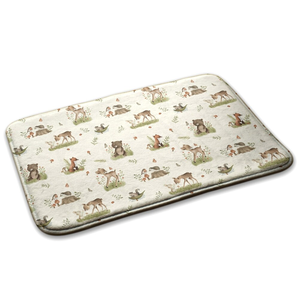 Gyerek szőnyeg Erdei állatok és növények