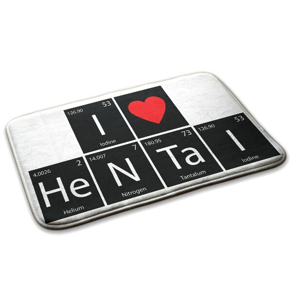 Konyhai szőnyeg Szeretem Hentai