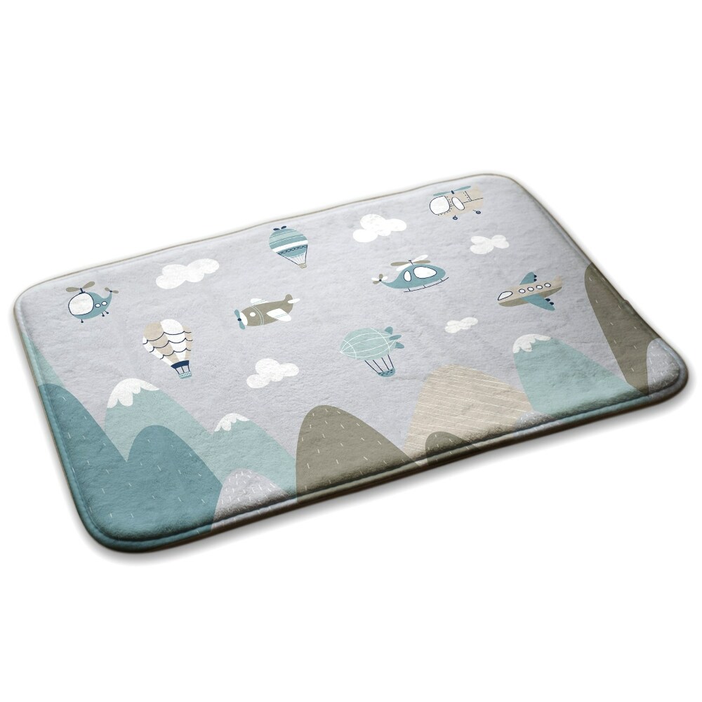 Gyerek szőnyeg Repülőgépek a hegyek felett