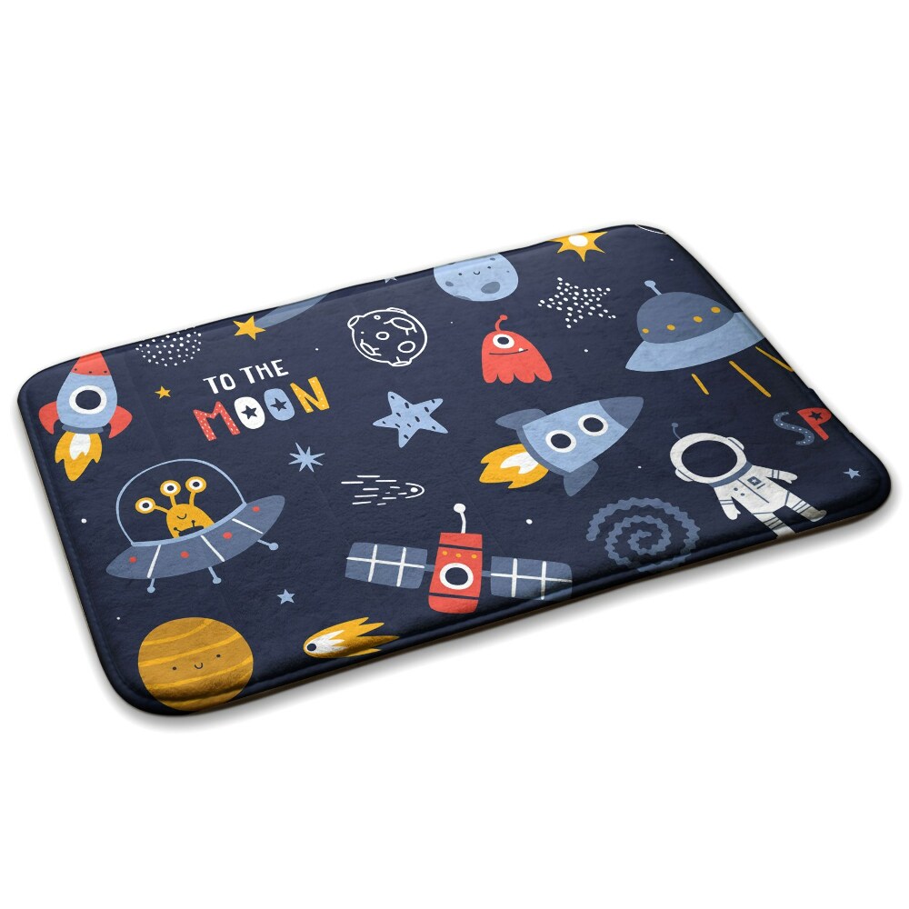 Konyhai szőnyeg Űrmotívum rakétákkal és űrhajóssal