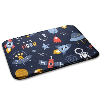 Konyhai szőnyeg Űrmotívum rakétákkal és űrhajóssal