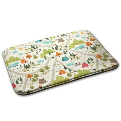 Szőnyeg Kempinges táj