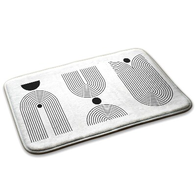 Konyhai szőnyeg Geometrikus vonalak és félköríves formák