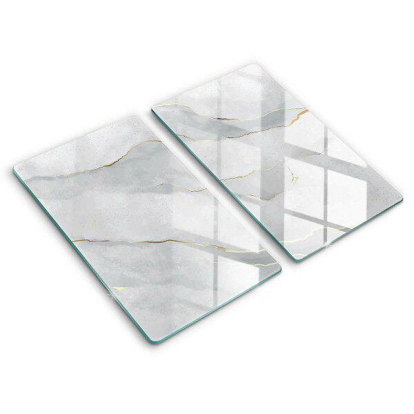 Edzett üveg vágódeszka Kő textúra 2 darab