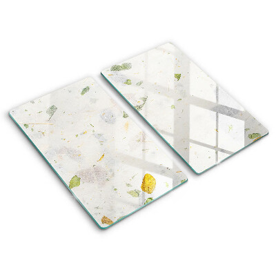 Üveg vágódeszka Hulló levelek 2 darab