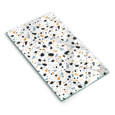 Üveg vágódeszka fényképpel Dekoratív kő kőedények