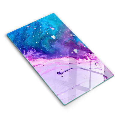 Üveg vágódeszka fényképpel Absztrakt tinták