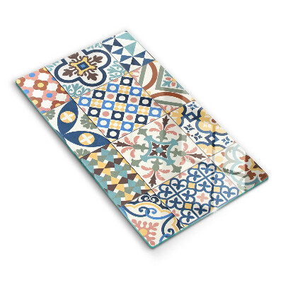 Üveg vágódeszka fényképpel Dekoratív csempe