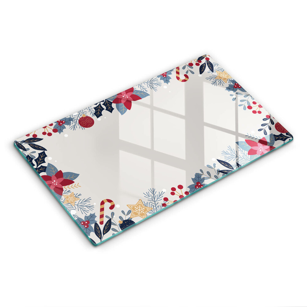 Üveg vágódeszka Karácsonyi dekorációk