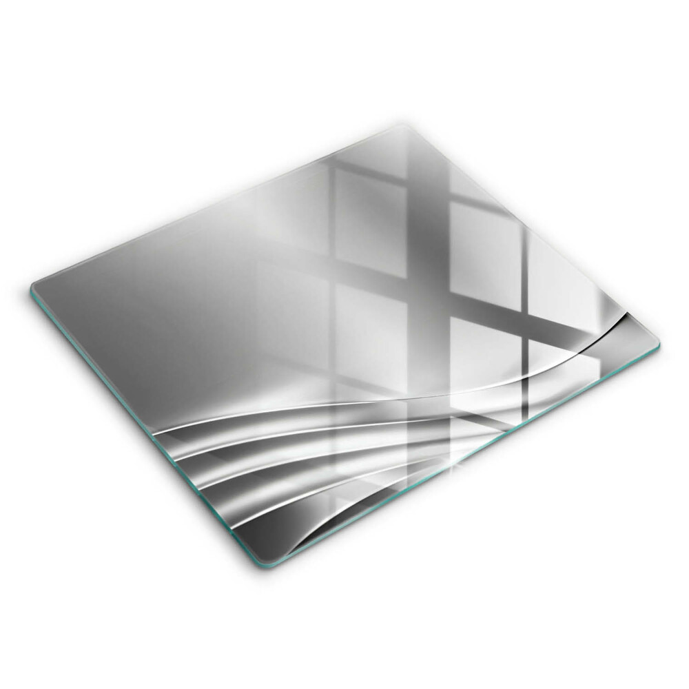 Edzett üveg vágódeszka 60x52 cm Fémszerkezet