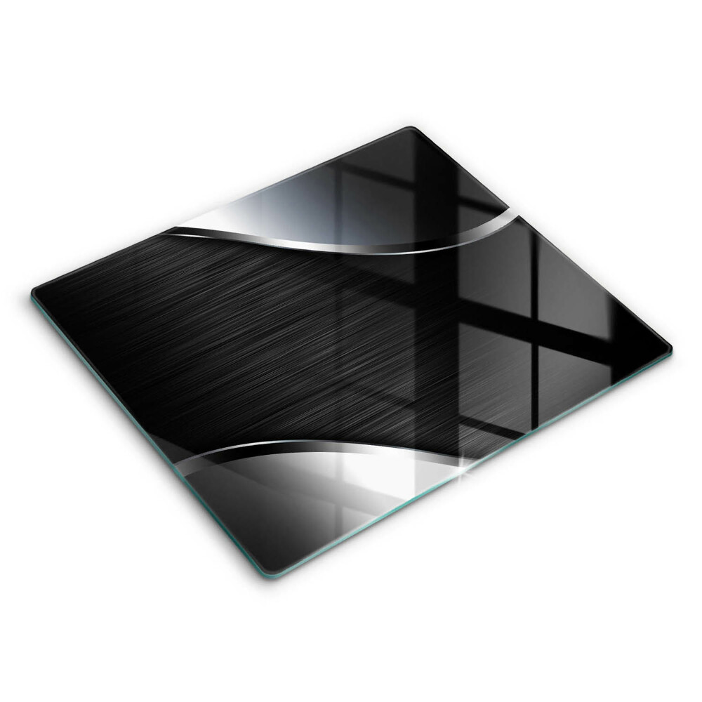 Edzett üveg vágódeszka 60x52 cm Fém absztrakt