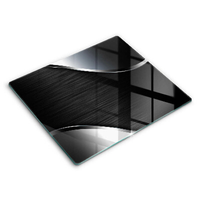 Edzett üveg vágódeszka 60x52 cm Fém absztrakt