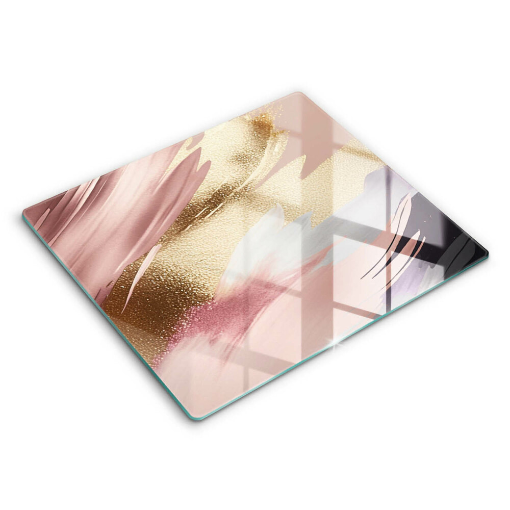 Edzett üveg vágódeszka 60x52 cm Pasztell foltok