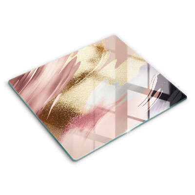 Edzett üveg vágódeszka 60x52 cm Pasztell foltok