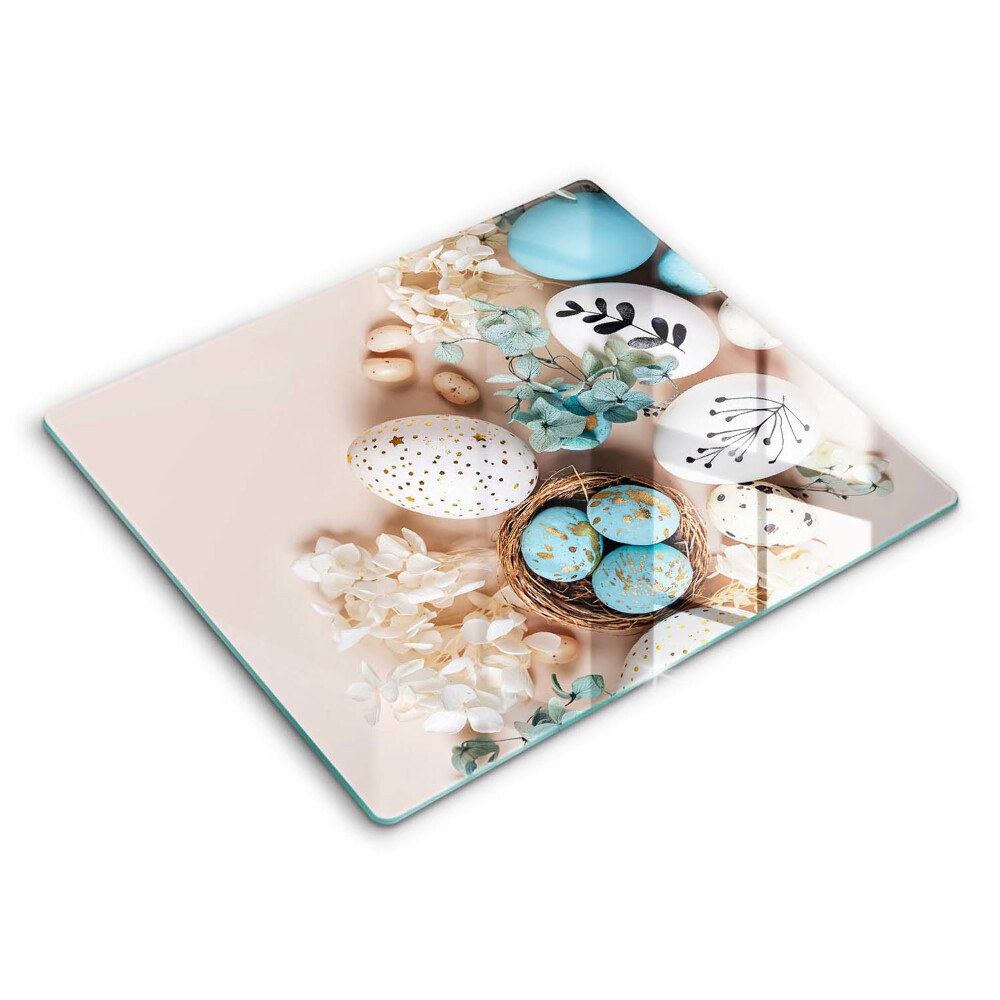 Edzett üveg vágódeszka 60x52 cm Húsvéti dekorációk