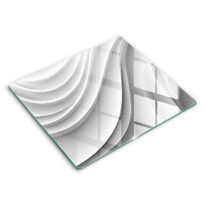 Edzett üveg vágódeszka 60x52 cm Geometrikus vonalak