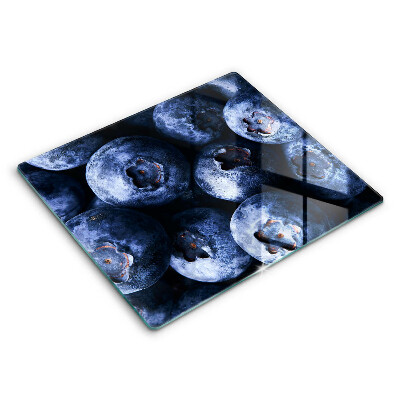 Edzett üveg vágódeszka 60x52 cm Közelkép bogyós gyümölcsökről