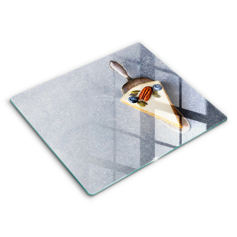 Edzett üveg vágódeszka 60x52 cm Tortadarab