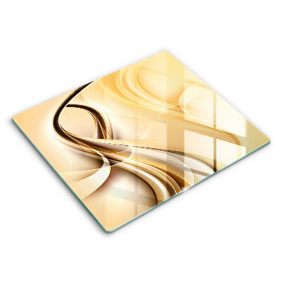 Edzett üveg vágódeszka 60x52 cm Absztrakt füst