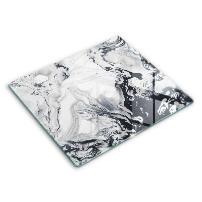 Edzett üveg vágódeszka 60x52 cm Absztrakt tinta