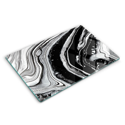 Üveg vágódeszka fényképpel 80x52 cm Tinta absztrakt