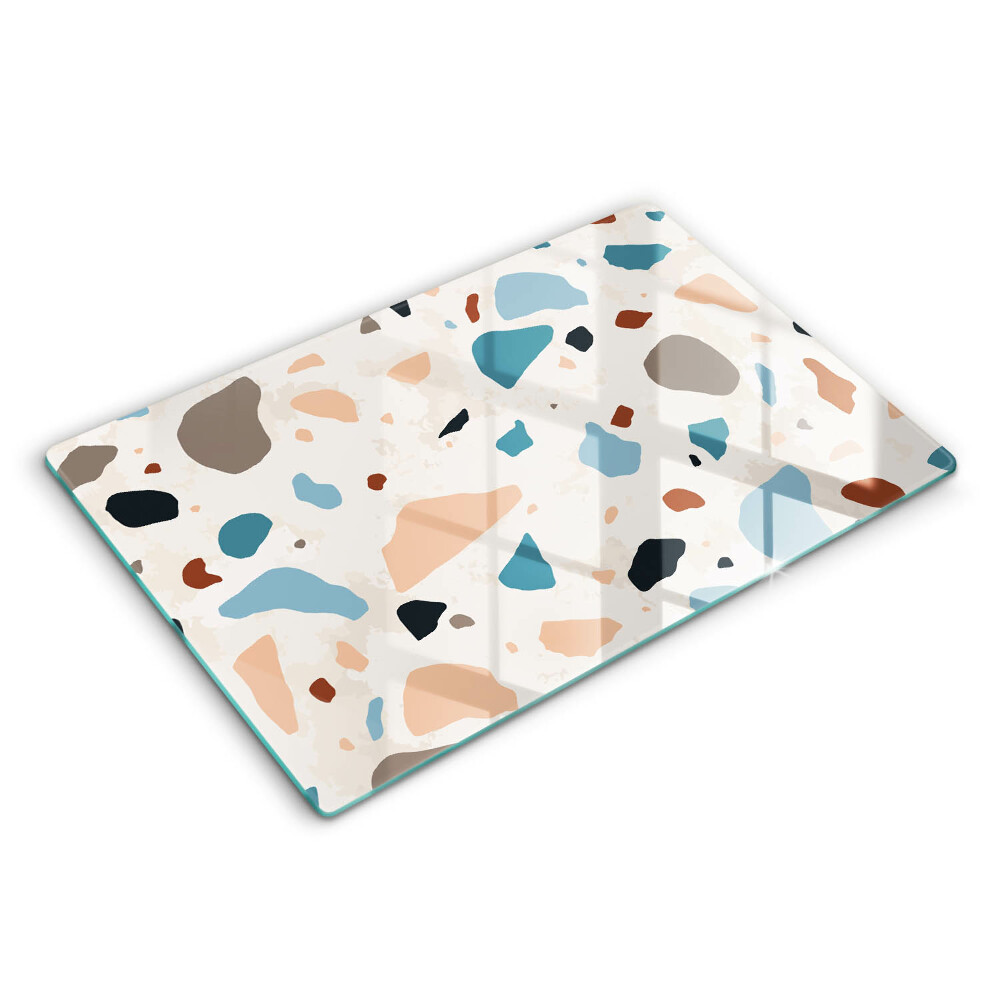 Üveg vágódeszka fényképpel 80x52 cm Dekoratív kőedény