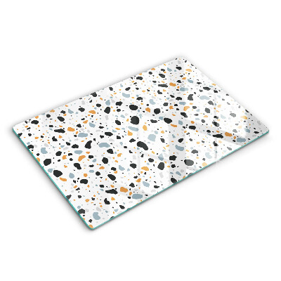 Üveg vágódeszka fényképpel 80x52 cm Dekoratív kőedény