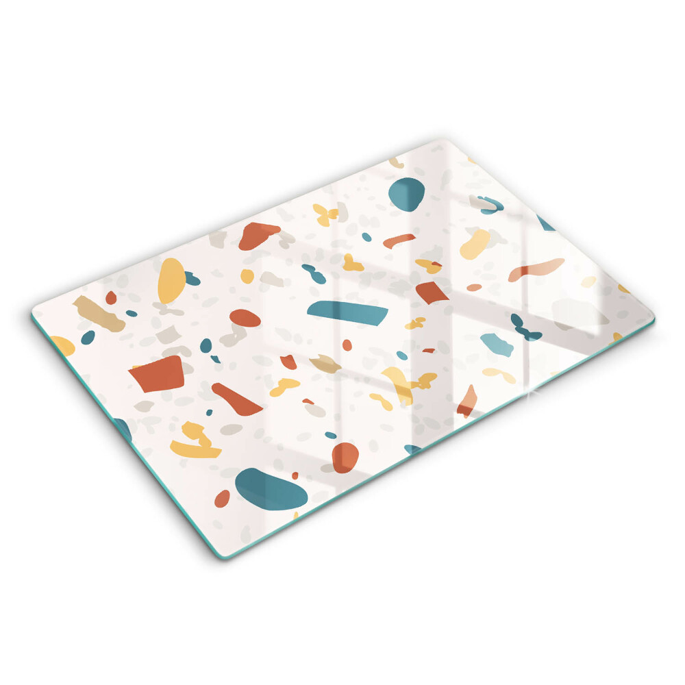 Üveg vágódeszka fényképpel 80x52 cm Dekoratív kőedény