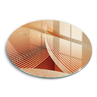 Üveg vágódeszka kerek Modern kompozíció