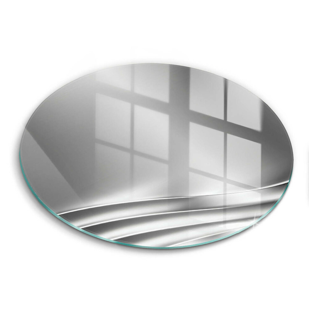 Üveg vágódeszka kerek Fém szerkezet