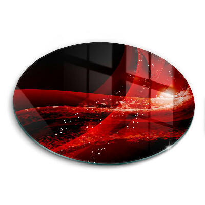 Üveg vágódeszka kerek Modern absztrakció