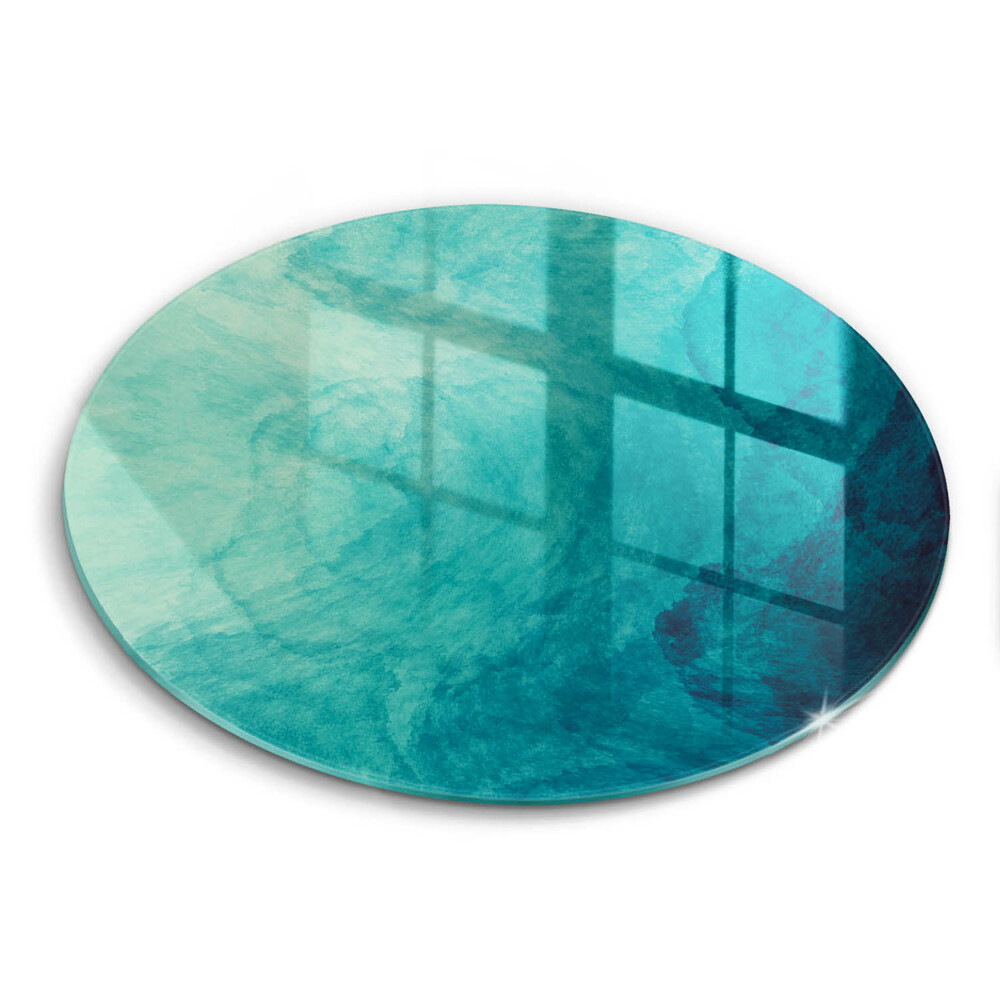 Üveg vágódeszka fényképpel kerek Absztrakt háttér