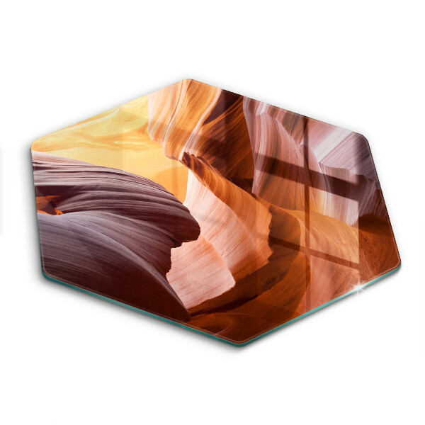 Edzett üveg vágódeszka hatszögletű Grand Canyon