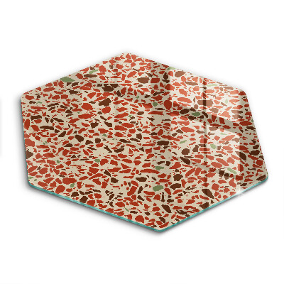 Üveg vágódeszka hatszögletű Finom kőedény