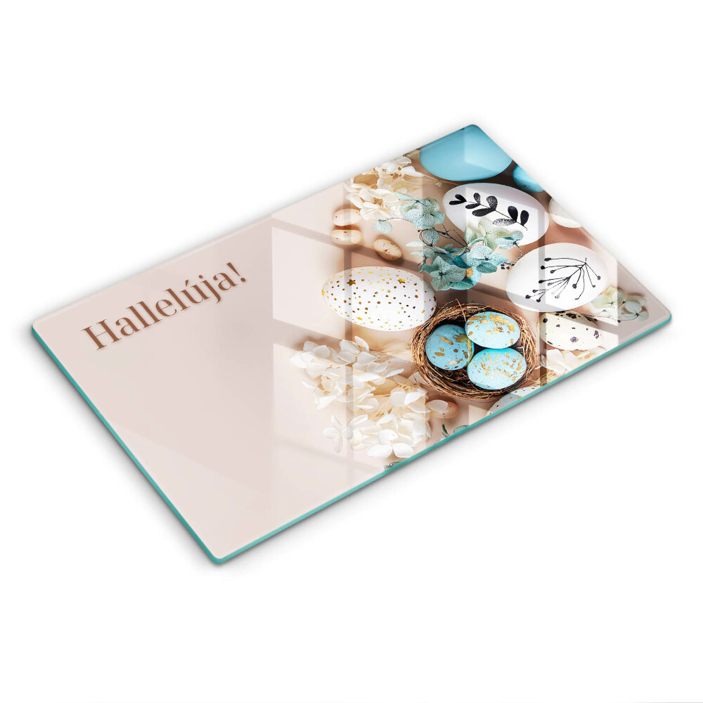 Üveg vágódeszka Kellemes ünnepeket Alleluja!