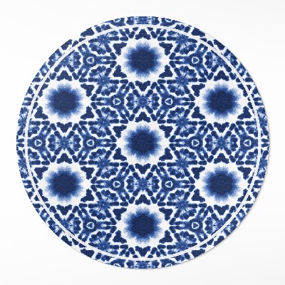 Kerek vinil szőnyeg Dekoratív görög mozaikminta