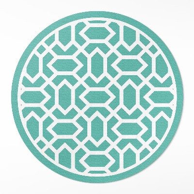 Kerek pvc szőnyeg Mozaik szabálytalan csempékből