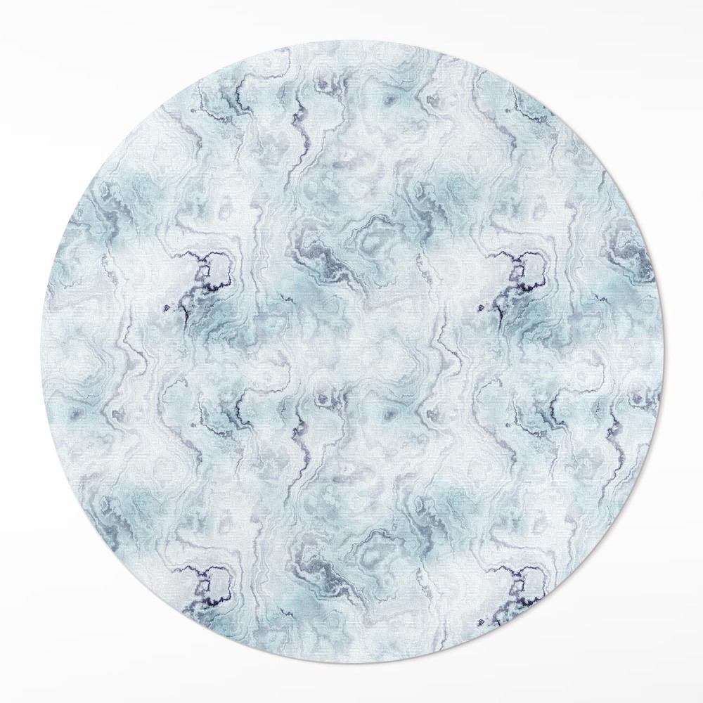 Kerek műanyag szőnyeg Tintafoltok elegáns absztrakció