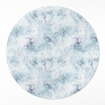 Kerek műanyag szőnyeg Tintafoltok elegáns absztrakció