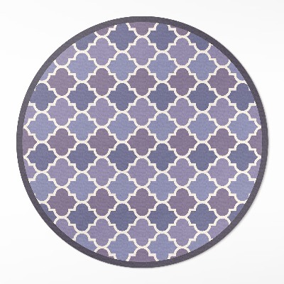 Kerek pvc szőnyeg Stílusos csempe elegáns mozaik