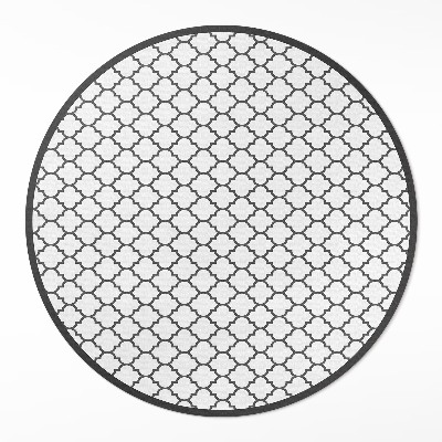 Kerek műanyag szőnyeg Elegáns mozaik stílusos csempe