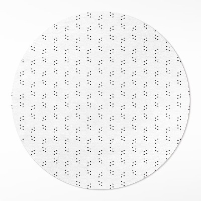 Kerek pvc szőnyeg Modern divatos minimalista minta